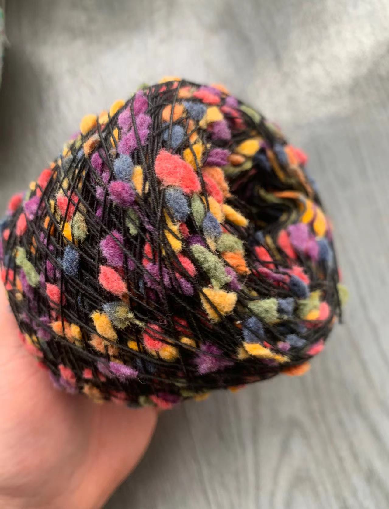 Colorful Candy Thread Hand-mixed Yarn Ball